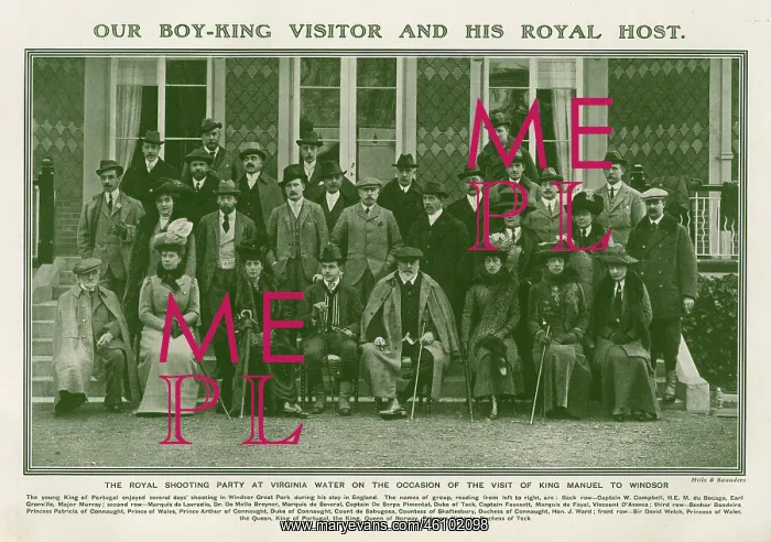 : King Manuel of Portugal 1909 : King Manuel of Portugal 1909