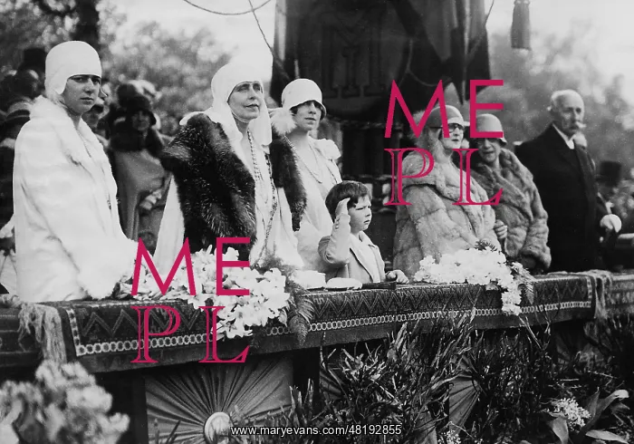 : King Michael I of Romania on the VIP stand : King Michael I of Romania on the VIP stand