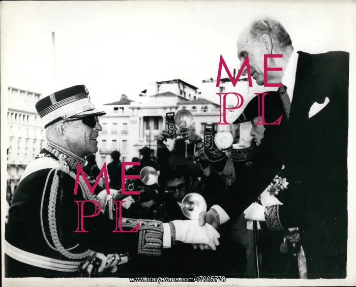 : King Paul of Greece and George Papandreou : King Paul of Greece and George Papandreou
