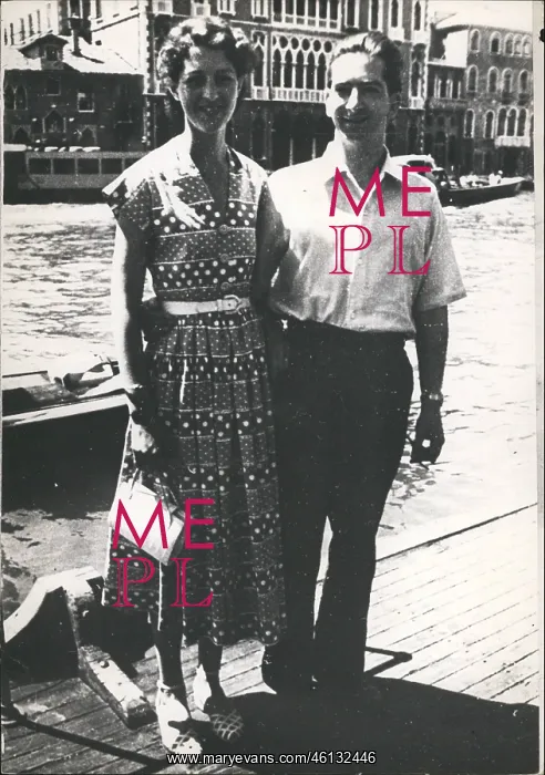 : Former King Peter and Queen Alexandra in Venice : Former King Peter and Queen Alexandra in Venice
