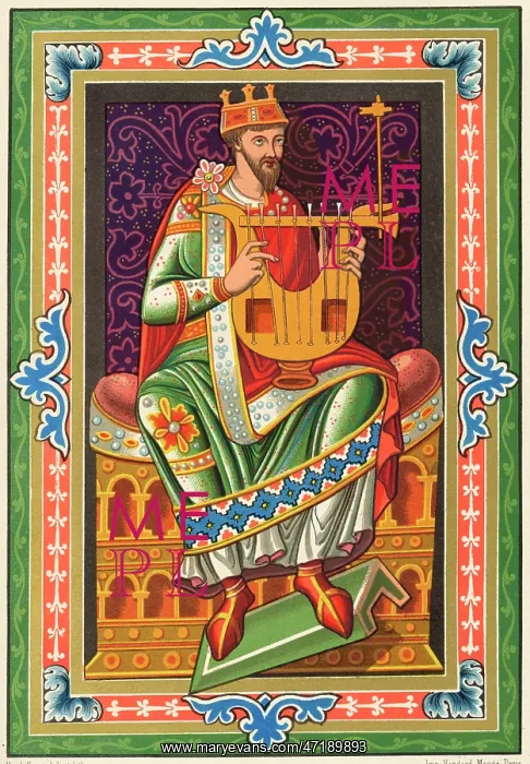  : King Plays Psaltery