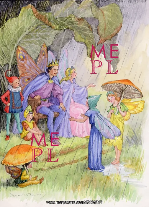 : King and Queen of the Fairies in the rain : King and Queen of the Fairies in the rain