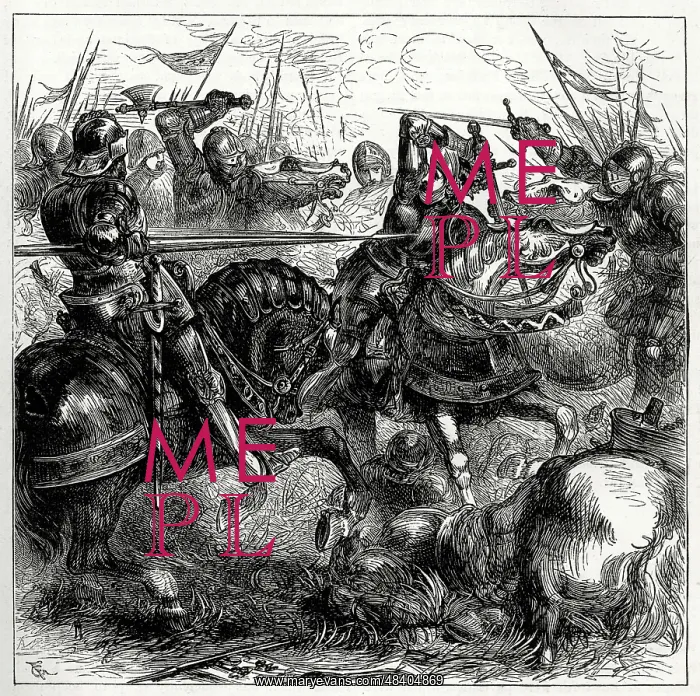 : King Richard III at the Battle of Bosworth, 1485 : King Richard III at the Battle of Bosworth, 1485