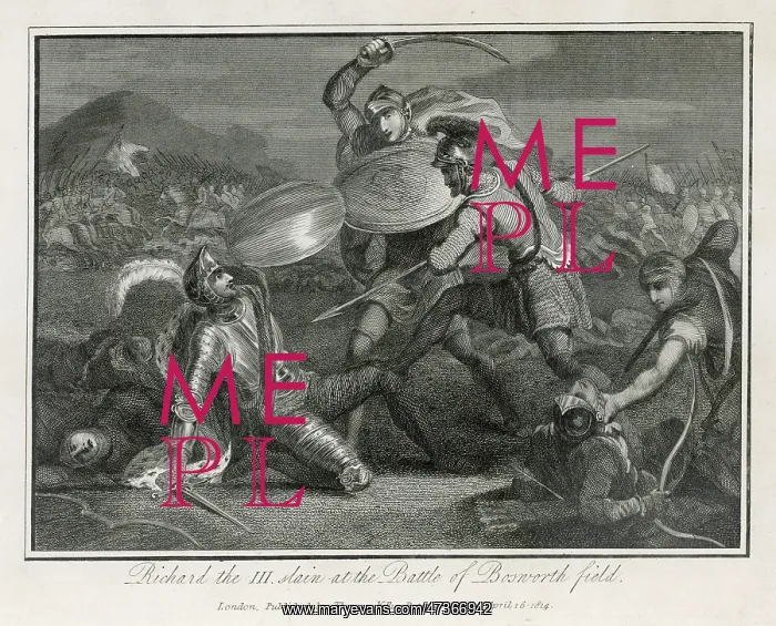 : King Richard III at the Battle of Bosworth : King Richard III at the Battle of Bosworth