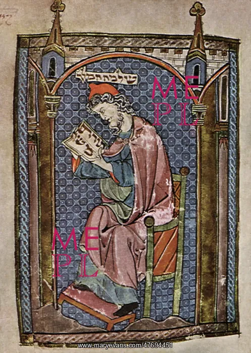  : King Solomon reading the Torah