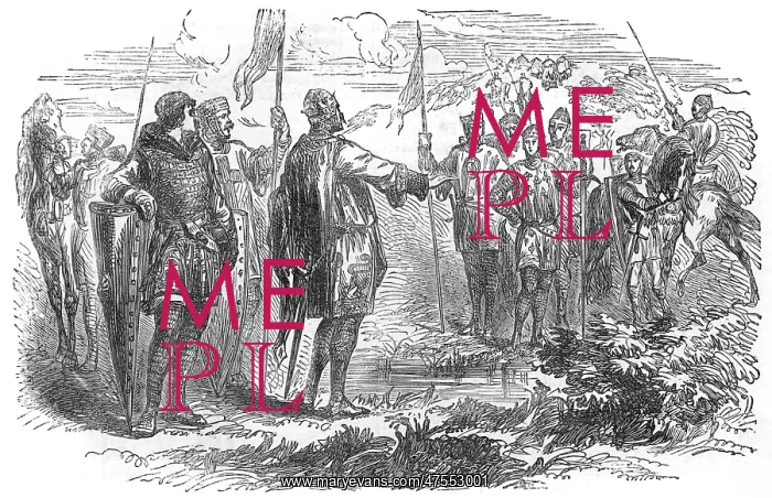 : King Stephen and Prince Henry meet at Wallingford : King Stephen and Prince Henry meet at Wallingford