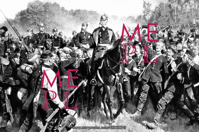 : King William I after the Battle of Sedan, 1870 : King William I after the Battle of Sedan, 1870