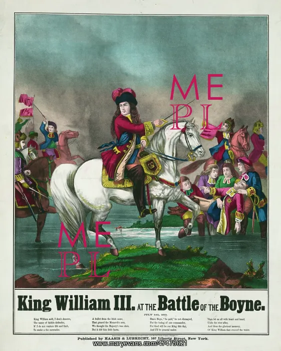 : King William III at the battle of the Boyne : King William III at the battle of the Boyne