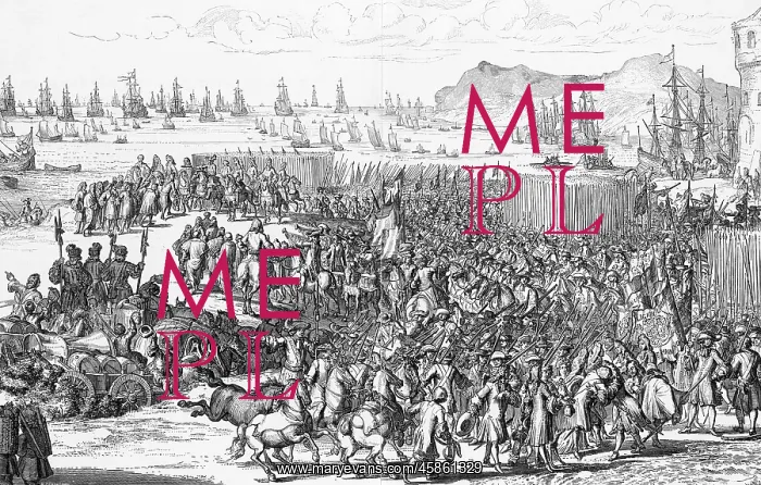 : King William III lands at Torbay : King William III lands at Torbay