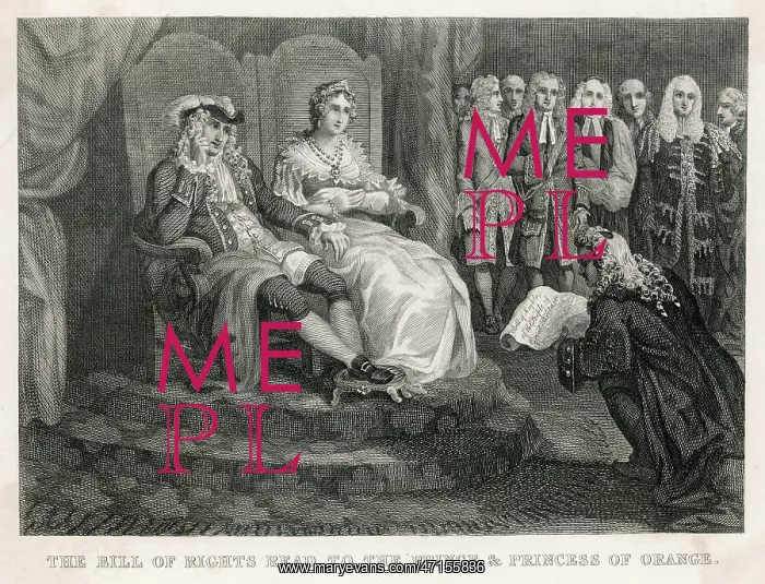  : King William III and Queen Mary II