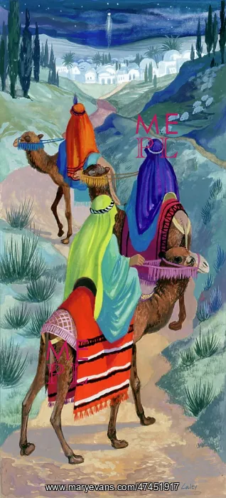  : Three Kings Approaching Bethlehem