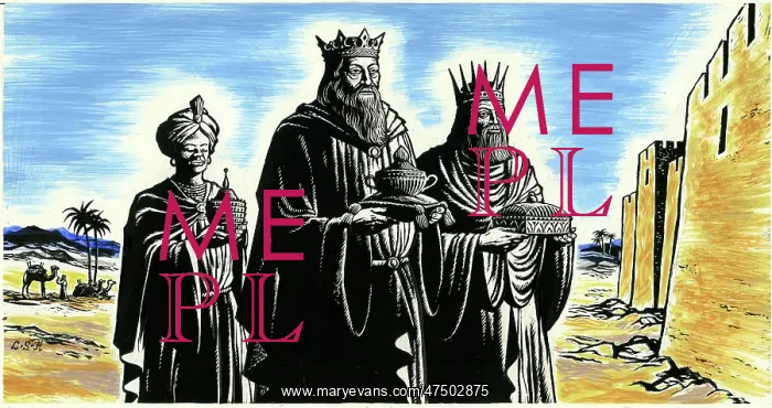  : The Three Kings bearing gifts