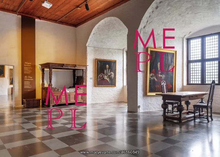 : King's Bedchamber, Malmo Castle, Malmo, Sweden : King's Bedchamber, Malmo Castle, Malmo, Sweden