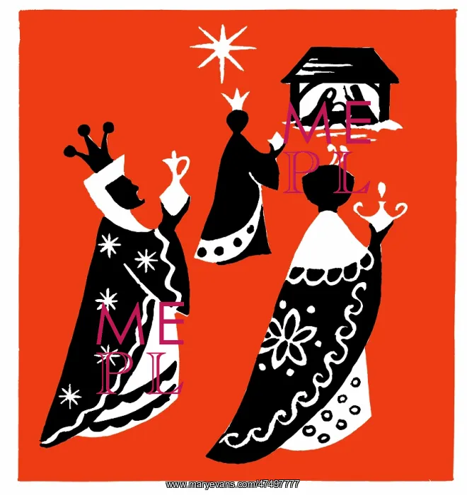  : Three Kings bringing gifts