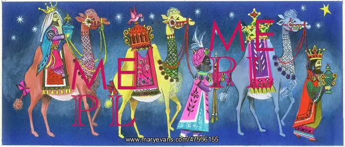  : The Three Kings with camels
