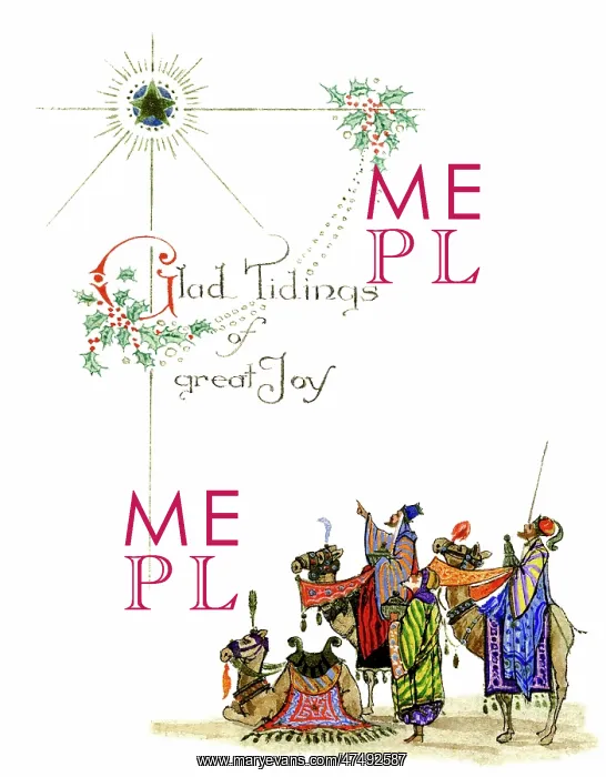 : The Three Kings on camels looking up the Star : The Three Kings on camels looking up the Star
