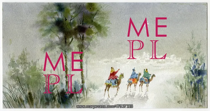 : Three Kings following the Star : Three Kings following the Star