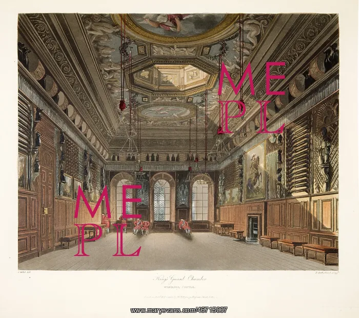 : The King's Guard Chamber, Windsor Castle : The King's Guard Chamber, Windsor Castle