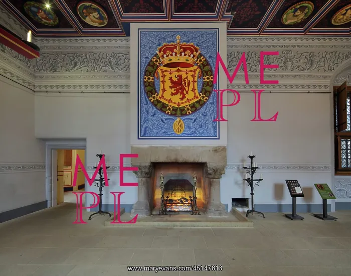 : King's Inner Hall, Stirling Castle, Stirling, Scotland : King's Inner Hall, Stirling Castle, Stirling, Scotland