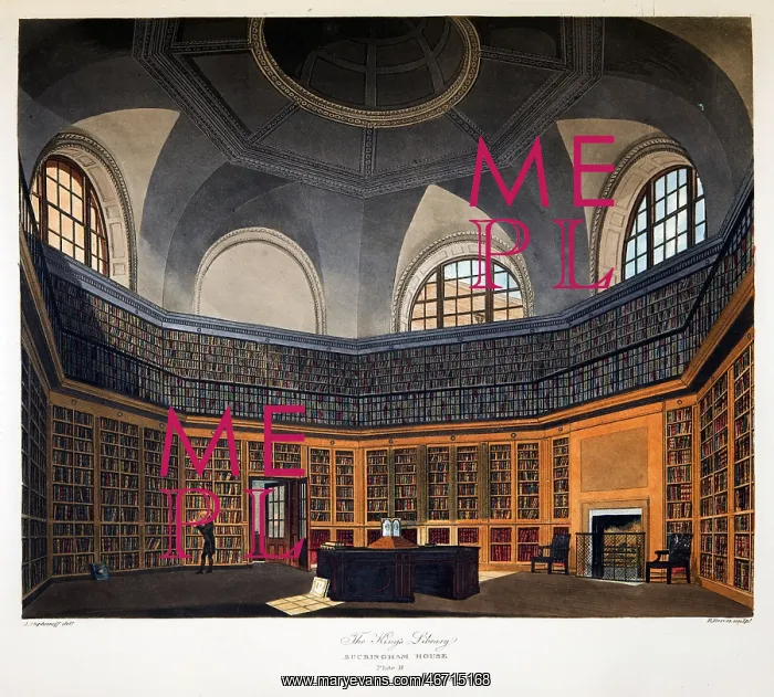 : The King's Library, Buckingham House : The King's Library, Buckingham House