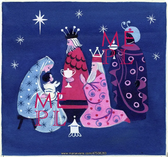 : The Three Kings offering gifts : The Three Kings offering gifts