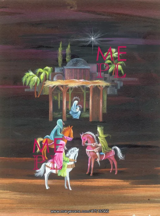 : The Three Kings outside the Holy Stable : The Three Kings outside the Holy Stable