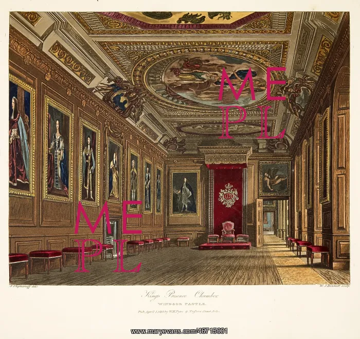 : The King's Presence Chamber, Windsor Castle : The King's Presence Chamber, Windsor Castle