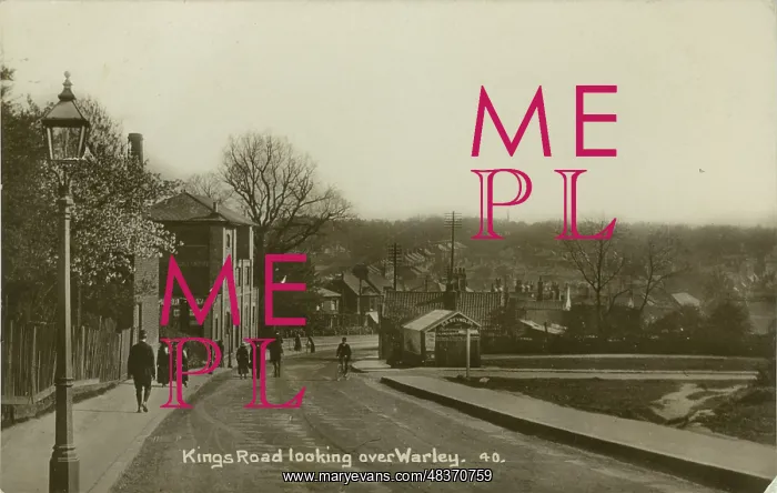: King's Road Looking Over Warley : King's Road Looking Over Warley