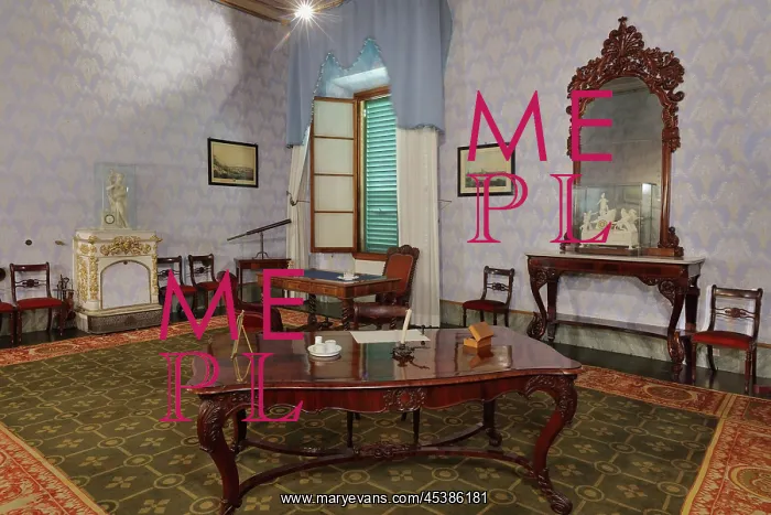 : King's Study, Villa La Petraia, Florence, Tuscany, Italy : King's Study, Villa La Petraia, Florence, Tuscany, Italy