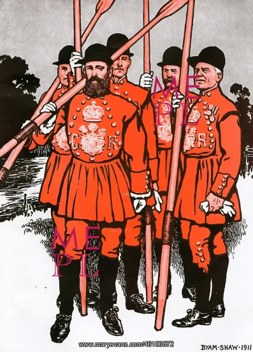 : The King's Watermen by Byam Shaw : The King's Watermen by Byam Shaw