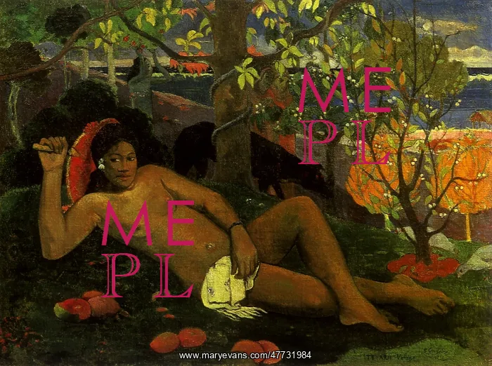 : The King's Wife, by Gauguin : The King's Wife, by Gauguin