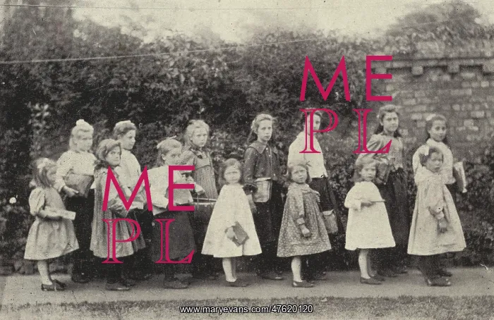: Kingsdown Orphanage, London - Children going to school : Kingsdown Orphanage, London - Children going to school