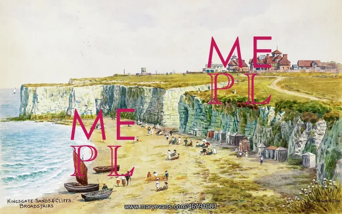 : Kingsgate Sands and Cliffs, Broadstairs, Kent : Kingsgate Sands and Cliffs, Broadstairs, Kent