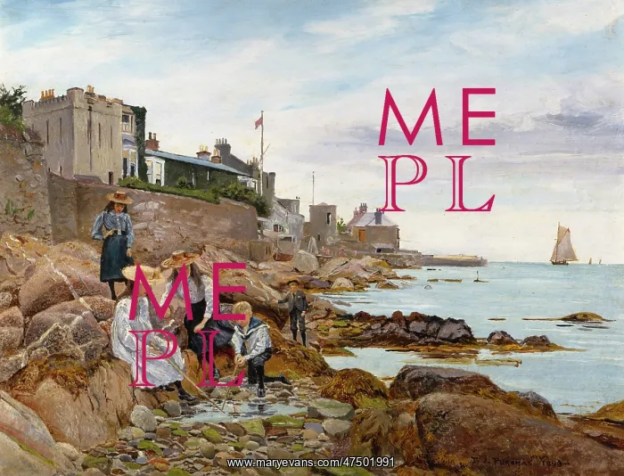 : Kingsland, Cornwall ' children on the rocks : Kingsland, Cornwall ' children on the rocks