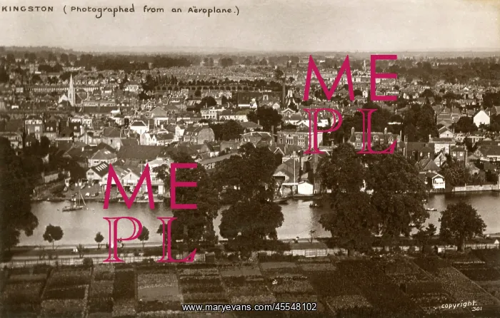  : Kingston-upon-Thames - view from an aeroplane