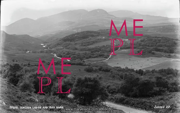 : Kinloch Lodge and Ben Hope : Kinloch Lodge and Ben Hope