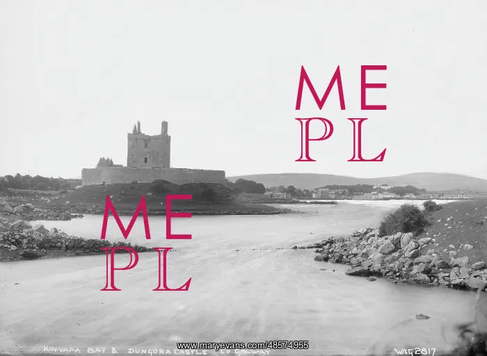 : Kinvara Bay and Dungora Castle, Co. Galway : Kinvara Bay and Dungora Castle, Co. Galway