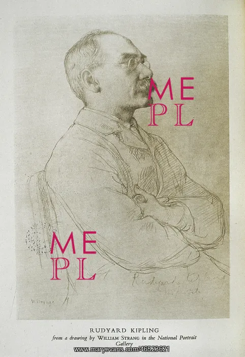 : KIPLING, Rudyard (1865-1936). British writer : KIPLING, Rudyard (1865-1936). British writer