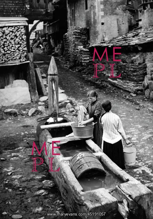 : Kippel, Switzerland - Water Troughs : Kippel, Switzerland - Water Troughs