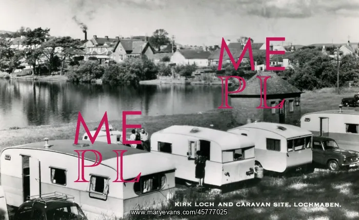 : Kirk Loch Caravan Site, Lochmaben, Dumfriesshire, Scotland : Kirk Loch Caravan Site, Lochmaben, Dumfriesshire, Scotland
