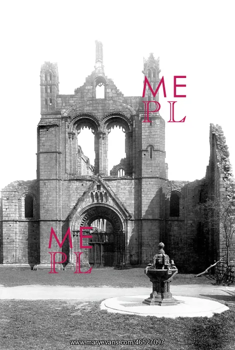  : Kirkstall Abbey, West Front 1891