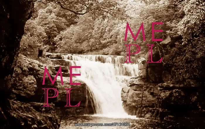  : Kisdon Force, River Swale in the 1930s