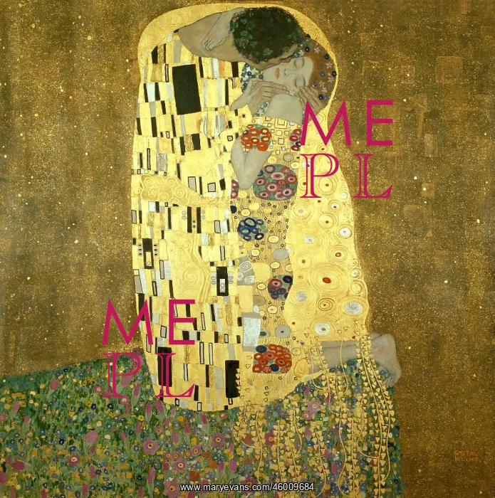 : The Kiss ('Der Kuss'). Gustav Klimt (1862-1918) : The Kiss ('Der Kuss'). Gustav Klimt (1862-1918)