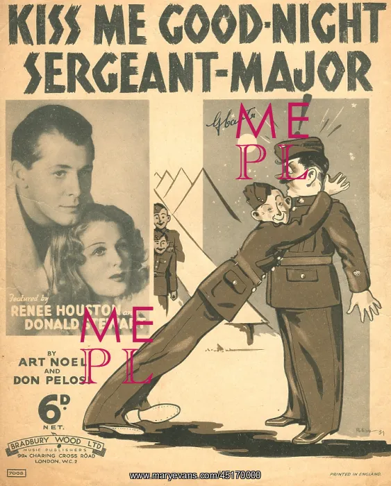 : Kiss Me Goodnight Sergeant Major : Kiss Me Goodnight Sergeant Major