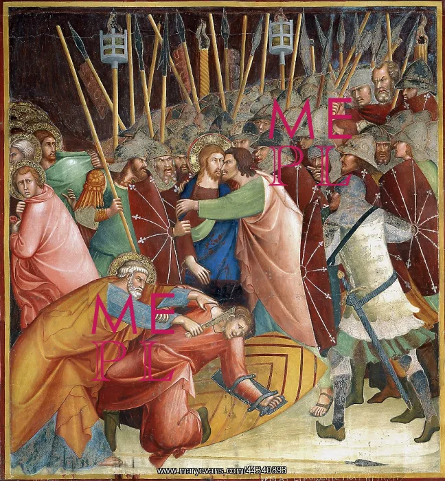 : The kiss of Judas, wall : The kiss of Judas, wall