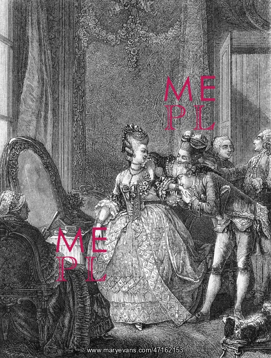 : Kissing the hand(18th century) : Kissing the hand(18th century)