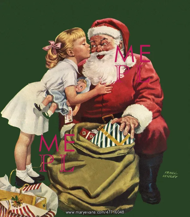  : Kissing Santa Claus