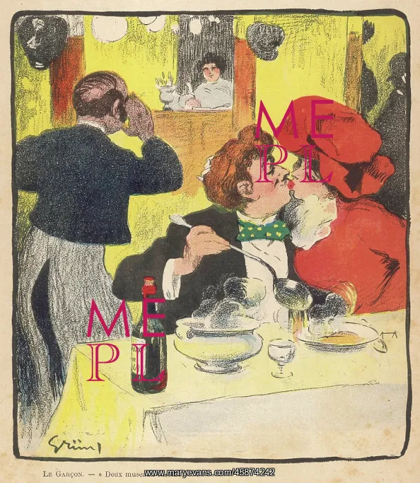 : KISSING OVER THE SOUP : KISSING OVER THE SOUP