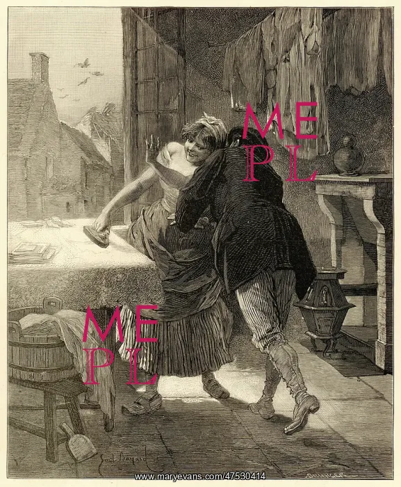 : Kissing a young maid : Kissing a young maid