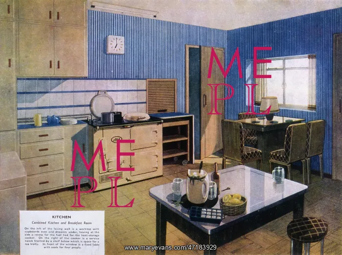 : KITCHEN WITH AGA 1936 : KITCHEN WITH AGA 1936